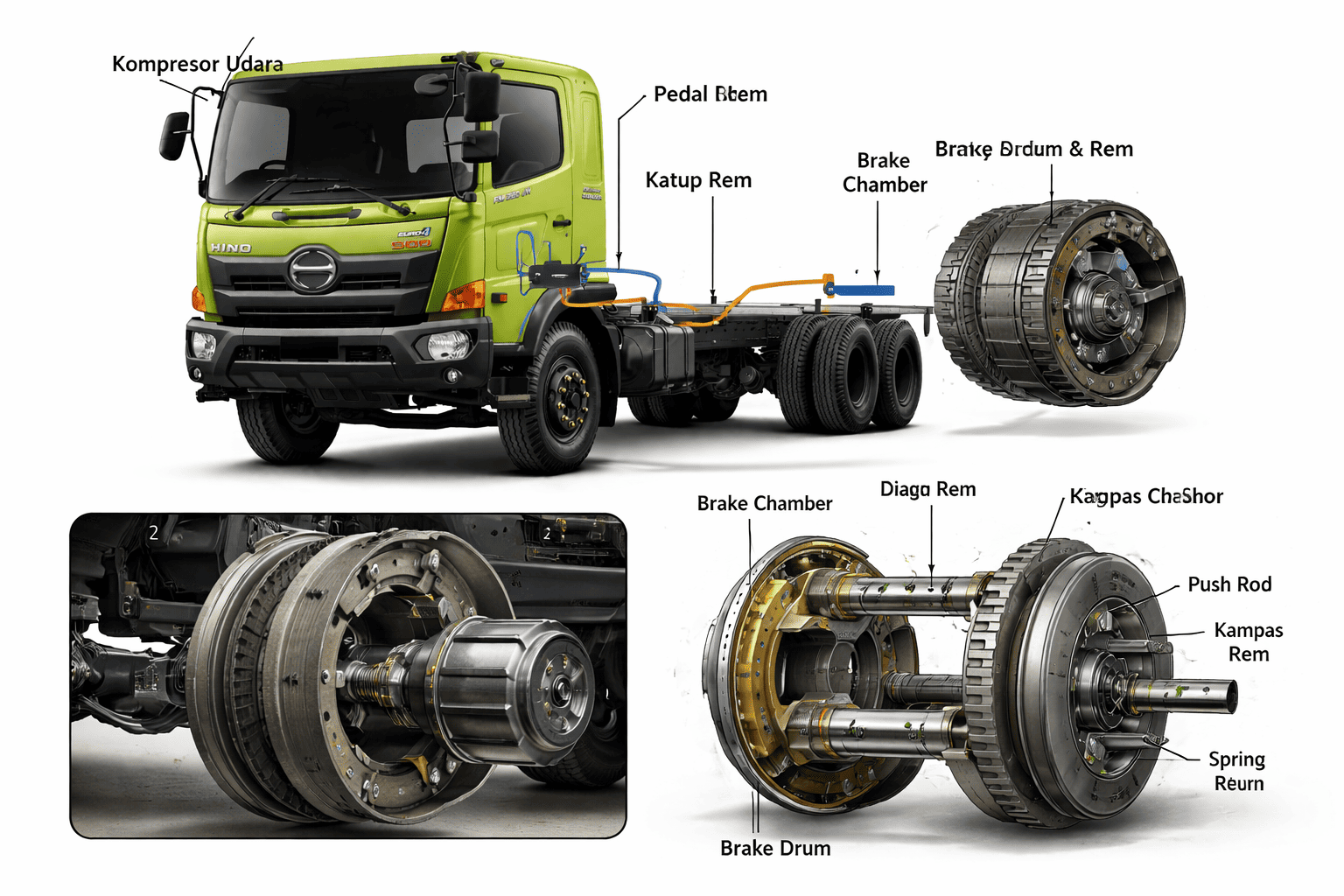 sistem pengereman truk