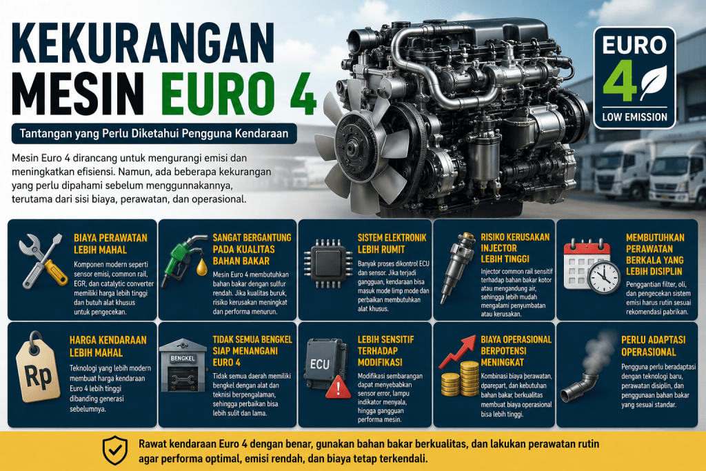 Kekurangan mesin Euro 4
