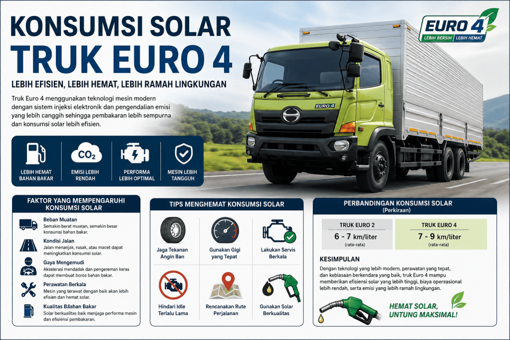 konsumsi solar truk euro 4
